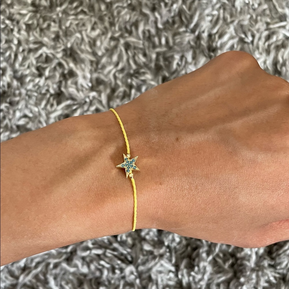 Handmade bracelet with star stone